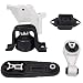 loongrie Engine Motor Transmission Mount Kit Compatible with 20132019 Sentra L4 18L AUTO CVTReplace OE A7382 112201KG0A A7380 112101KC0B A7376 113501KC0A A4360 113601KA0A Set of 4 - Image 2