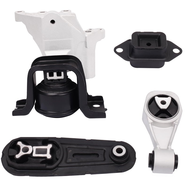 loongrie Engine Motor Transmission Mount Kit Compatible with 20132019 Sentra L4 18L AUTO CVTReplace OE A7382 112201KG0A A7380 112101KC0B A7376 113501KC0A A4360 113601KA0A Set of 4 - Image 3