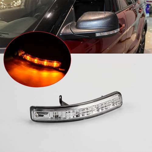 Dasbecan Left Mirror Light Turn Signal Lamp Compatible with Ford Explorer 2011-2019 Driver Side Led Indicator Lights Replaces# BB5Z-13B375-A BB5Z13B375A - Image 3