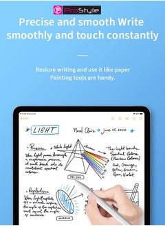 Prostyle Universal Stylus Pen for Touchscreens – Compatible with iOS & Android Devices, including iPad, iPhone, Laptops, Samsung Phones & Tablets – Ideal for Drawing & Handwriting - White  - Image 3