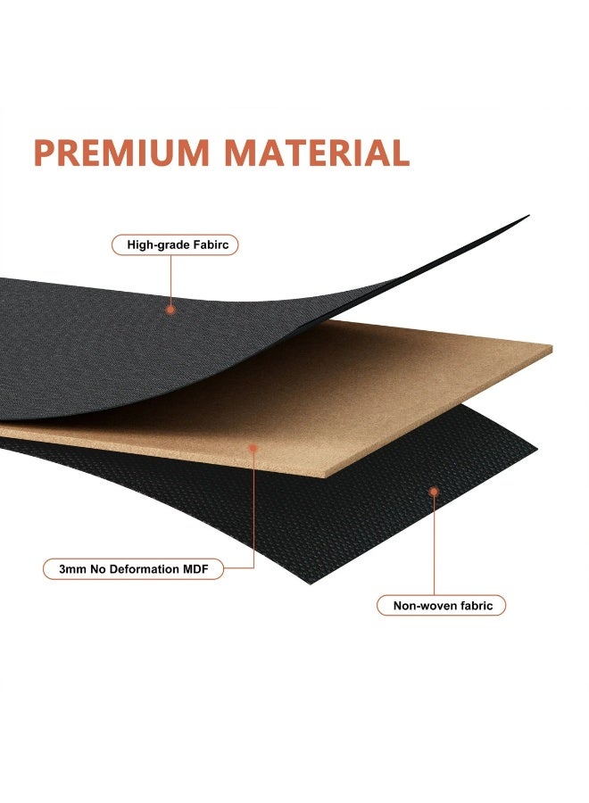 هيكسدريم خزانة ملابس بثمانية أدراج لغرفة النوم، خزانة أدراج، صندوق تخزين قماشي أسود - Image 4