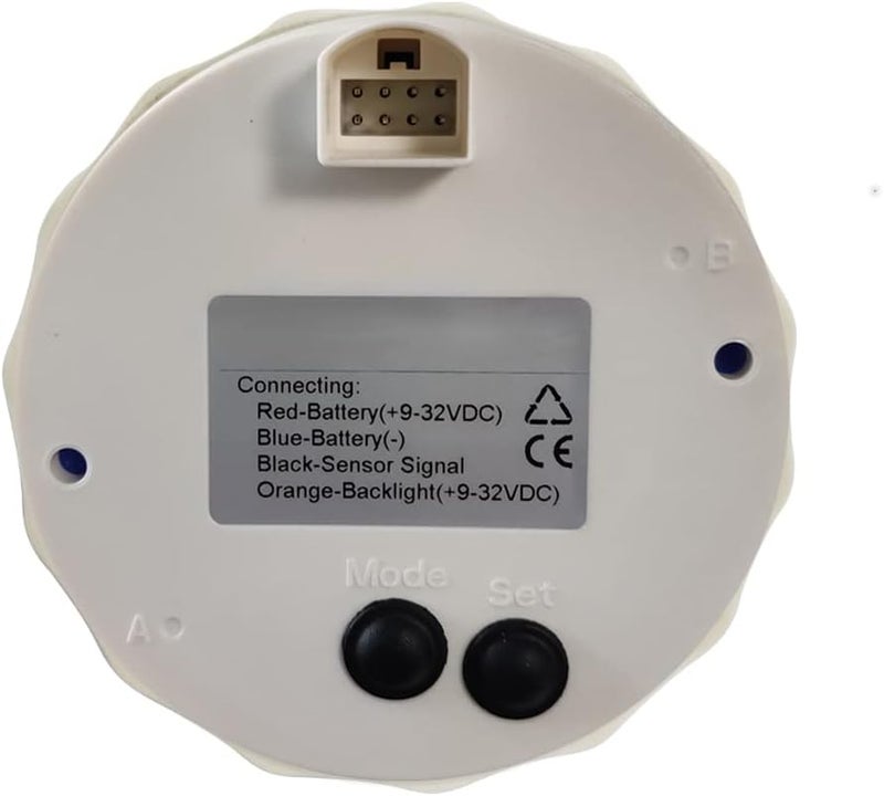 ELING Universal Tachometer Tacho Gauge 8000RPM with 8 Colors Backlight - Image 4