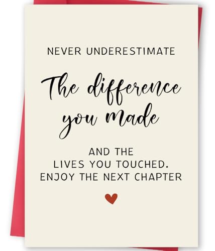 FANCYLUCKY Funny Retirement Gifts for Women Men, Retiring Card Gift for Retired Colleagues Friends Boss Teachers Dad Mom, Farewell Card for Him Her - Image 1