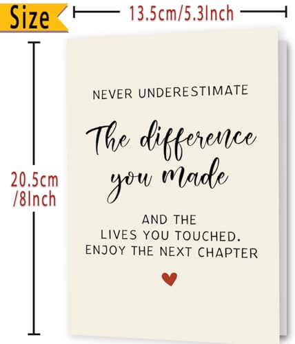 FANCYLUCKY Funny Retirement Gifts for Women Men, Retiring Card Gift for Retired Colleagues Friends Boss Teachers Dad Mom, Farewell Card for Him Her - Image 3