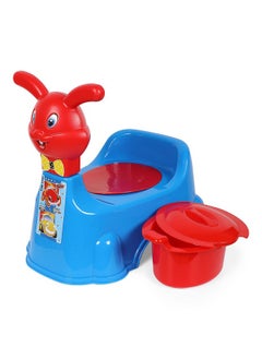 Nabhya Rabbit Baby Potty Training Seat Chair For Kids Infant Potty Toilet Chair With Removable Tray & Closing Lid (Blue)  - Image 1