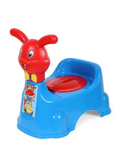 Nabhya Rabbit Baby Potty Training Seat Chair For Kids Infant Potty Toilet Chair With Removable Tray & Closing Lid (Blue)  - Image 4