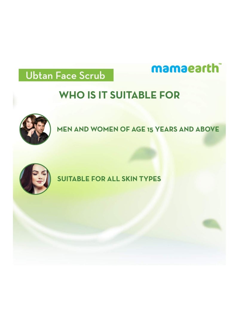 Mamaearth - Mamaearth Ubtan Scrub For Face with Turmeric & Walnut for Tan Removal - 100g - Image 1