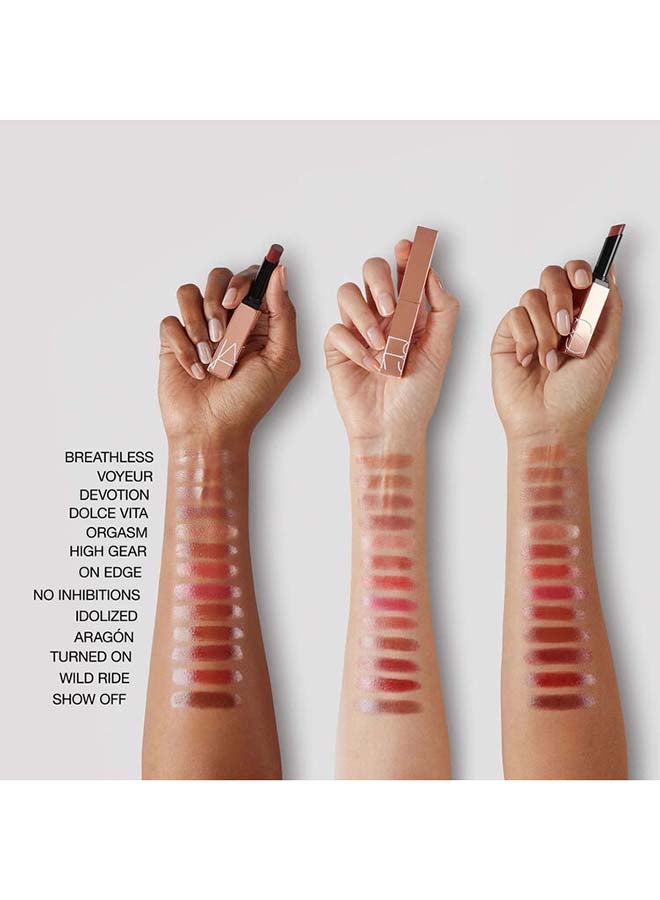 NARS Afterglow Sensual Shine Lipstick 222 Voltage - Image 3