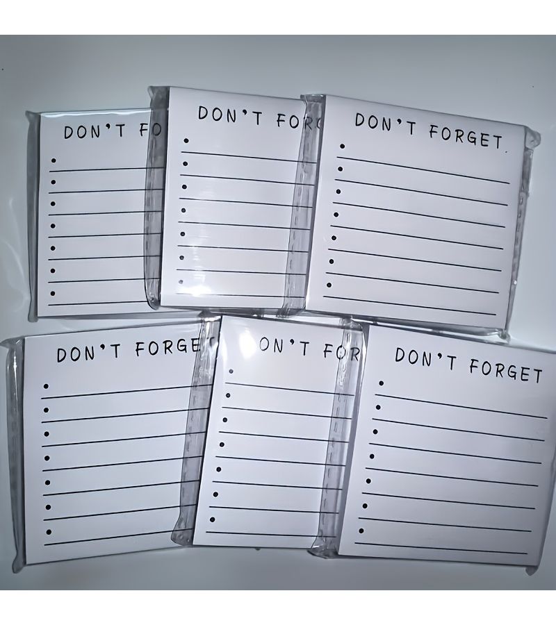 80 Sheets Self-Adhesive Sticky Notes Easy Write On Study Reminder Portable Reading Log Home School Office - Image 4