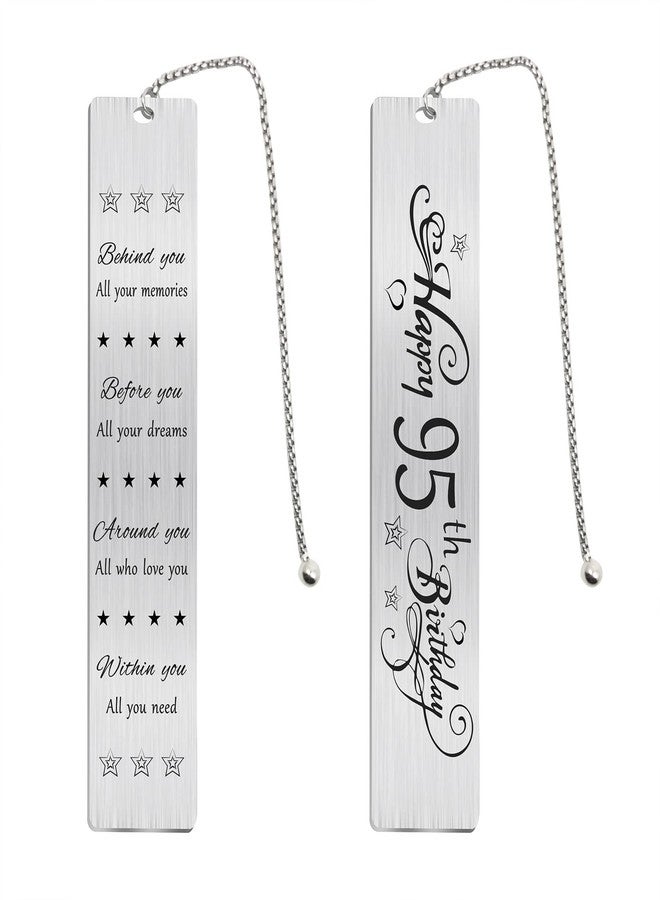 Jzxwan Happy 95th Birthday Bookmark for Men Women, 95 Year Old Birthday Gifts 1931 - Image 1