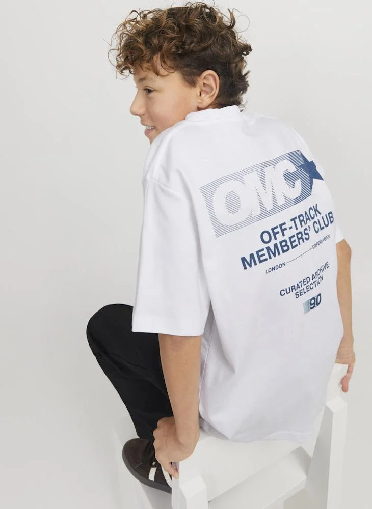 جاك وجونز جونيور Kids Jcoreflex Crew Neck Styd T-Shirt