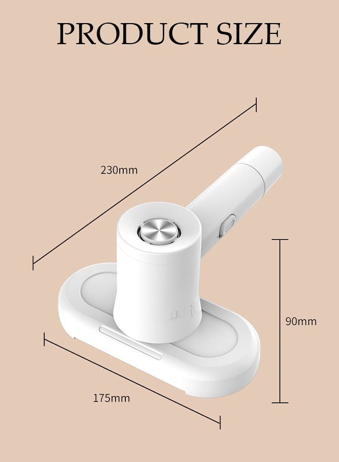 DUNISO مكنسة كهربائية للمراتب محمولة بالأشعة فوق البنفسجية، أداة إزالة العث، آلة تنظيف مزيل العث اللاسلكية للوسائد، ملاءات المراتب، الأرائك، الألعاب القطيفة والأسطح القماشية الأخرى - Image 4