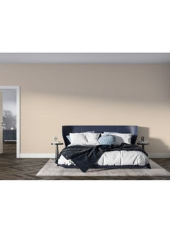 Home Gallery Off White Paint Color Fabric Wallpaper Covers An Area ​​Up To 4.2Mx3M With Adhesive  And Smoothing Tool  - Image 3
