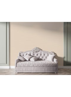 Home Gallery Off White Paint Color Fabric Wallpaper Covers An Area ​​Up To 4.2Mx3M With Adhesive  And Smoothing Tool  - Image 4