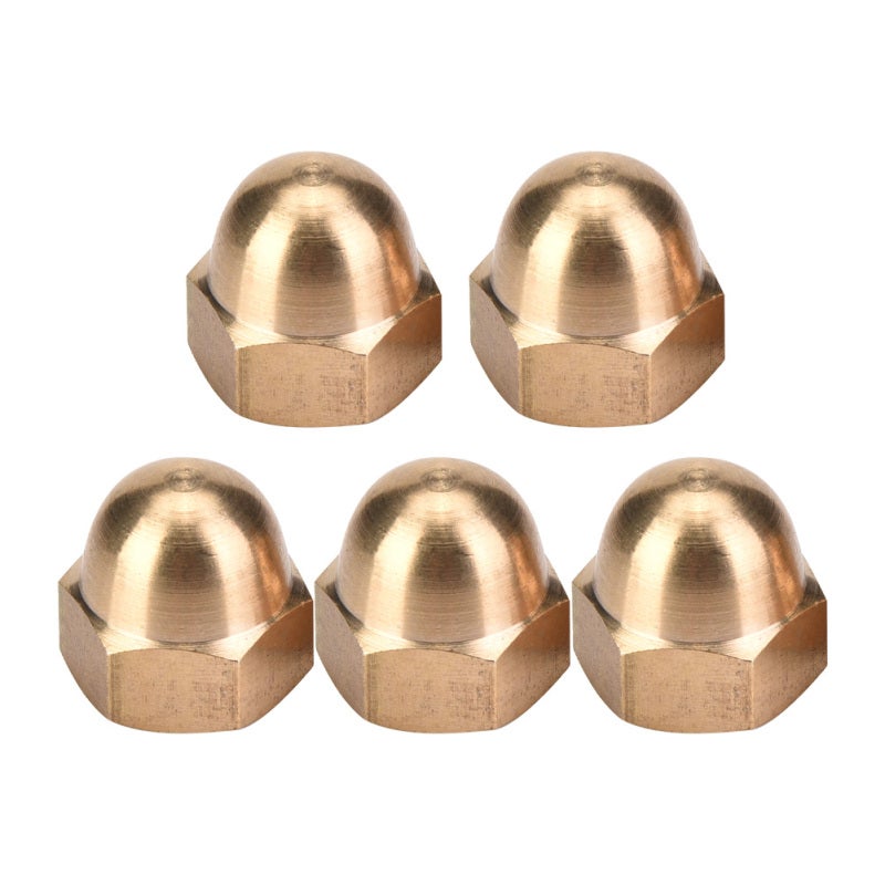 Brass Acorn Nuts Assortment Kit M3 M4 M5 M6 M8 M10 M12 20PCS - Sturdy Durable Cap Nuts for Automotive Machinery Furniture - Image 4