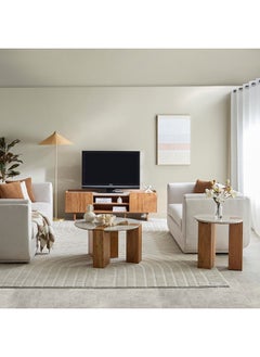 Home Box Seoul Marble Top Round Coffee Table 43 x 80 x 80 cm  - Image 5