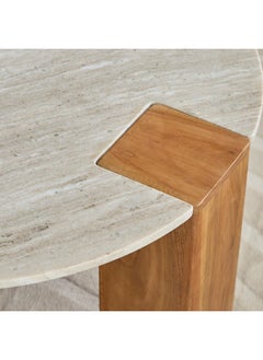 Home Box Seoul Marble Top Round Coffee Table 43 x 80 x 80 cm  - Image 3