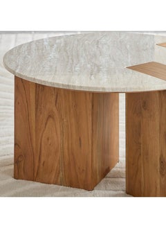Home Box Seoul Marble Top Round Coffee Table 43 x 80 x 80 cm  - Image 4