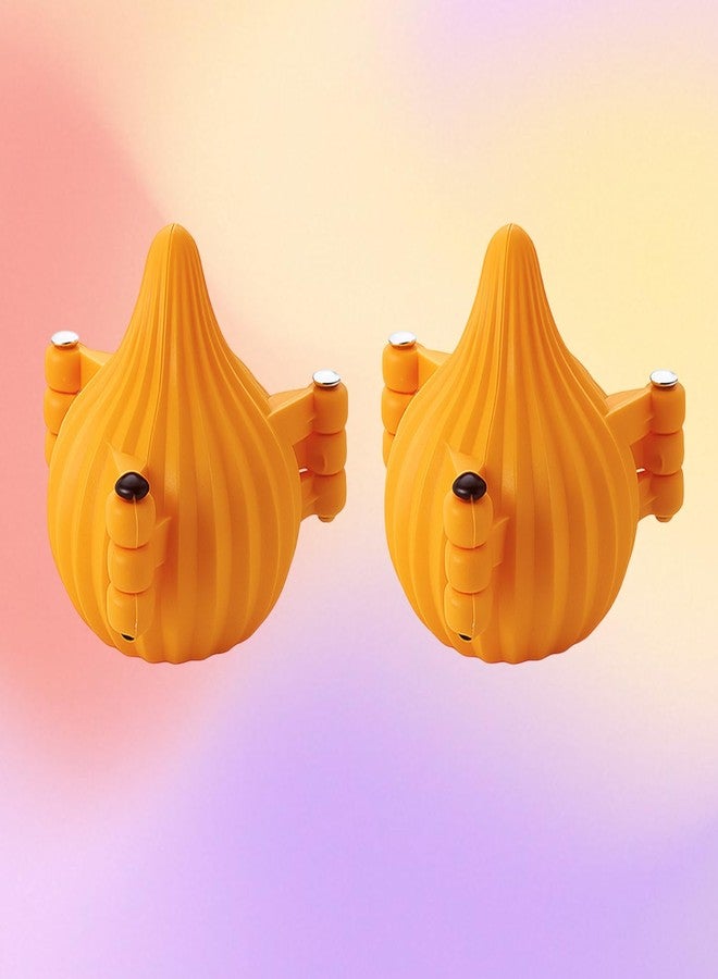 Oc9 Plastic 3 Fold Modak Maker Mould/Laddoo Moulder/Chocolate Modak Shaper Sacha Set for Ganpati, Diwali, Dussehra, Other Festival (Pack of 2) - Image 1