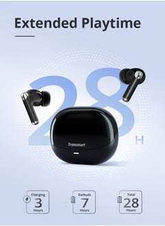 Tronsmart Tronsmart Sounfii R4 Wireless Earbuds ENC Bluetooth 5.3, Earphones,Hifi Stereo Sound with Dual Drivers, Earphones Deep Bass,In Ear Headphones Tiny Size,27H Playtime for Music,Calls,Sports,TV (Black)  - Image 2