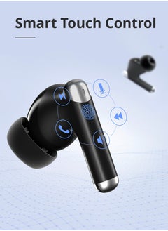 Tronsmart Tronsmart Sounfii R4 Wireless Earbuds ENC Bluetooth 5.3, Earphones,Hifi Stereo Sound with Dual Drivers, Earphones Deep Bass,In Ear Headphones Tiny Size,27H Playtime for Music,Calls,Sports,TV (Black)  - Image 3