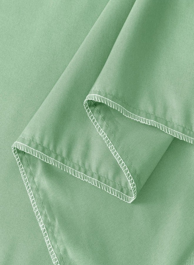 WhatsBedding غطاء وسادة للجسم من WhatsBedding، أغطية وسائد من الألياف الدقيقة فائقة النعومة، غطاء وسادة طويل يسمح بمرور الهواء، إغلاق ظرفي - أخضر فاتح (20 × 54 بوصة) - Image 5