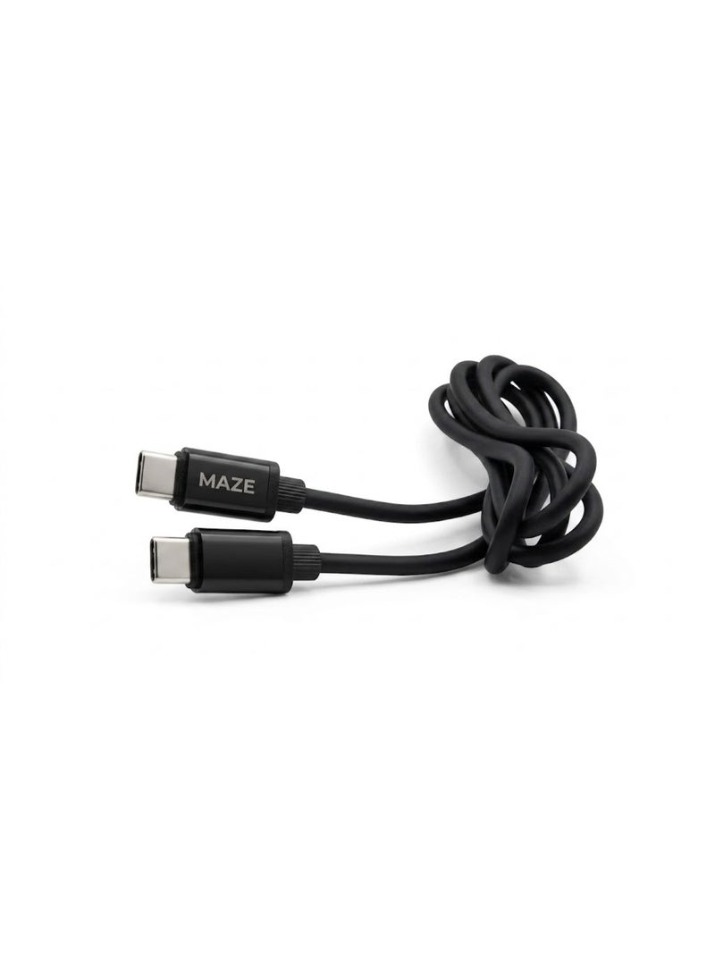 ميذ شاحن حائط صغير وسريع GA-49 بقدرة 100 واط مع كابل Type-C إلى Type-C بطول 1 متر، ومنفذ مزدوج (USB و Type-C) يدعم تقنية PD، ومحول شحن سريع، وحماية أمان ذكية، ومتوافق مع جميع الأجهزة. - Image 4