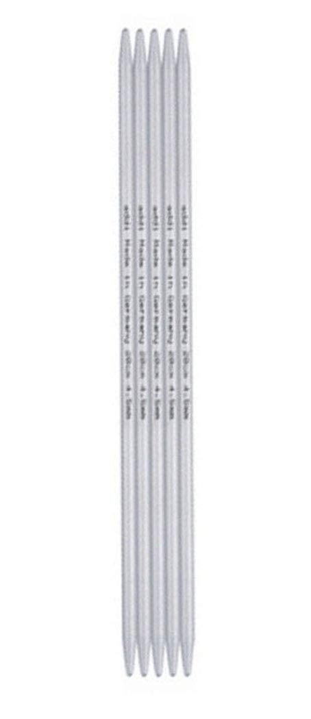 addi Knitting Needle Double Pointed Aluminum 6 inch 15cm Set of 5 Size US 01 25mm
