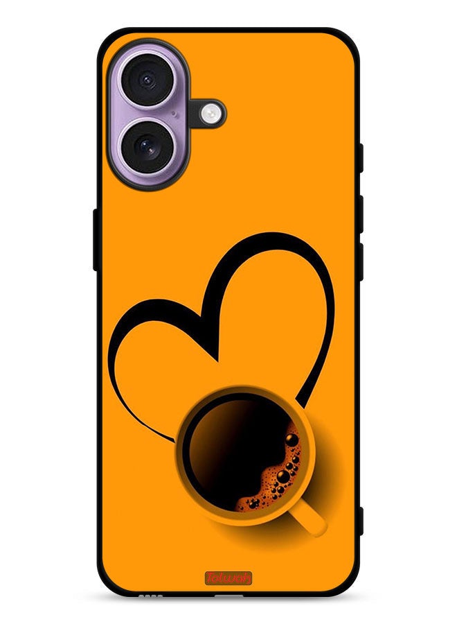 Tolwak Apple iPhone 17 Protective Case Cover Coffee Cup Art - Image 1