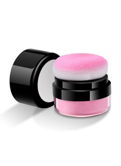 Charm Kiss Loose Powder Air Cushion Blush Natural Blusher Bright Shimmer Face for Cheek Highly Pigmented Makeup(03#)  - Image 1