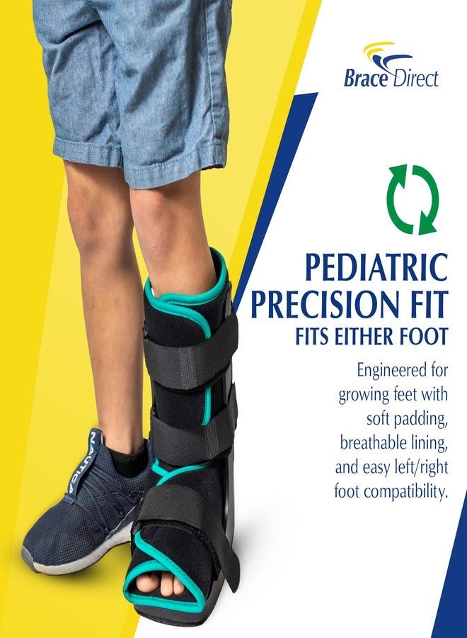 Brace Direct Pediatric Walking Boot – Kids Fracture Boot for Foot Injuries, Ankle Sprains & Post-Op Recovery, Pink PDAC L4386, L4387 (Large, US Kids 11.5K–1.5) - Image 4