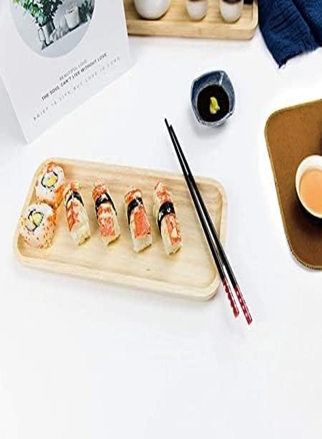 VETERIT (5Pair)- Reusable Chopsticks Chinese Natural Bamboo Chopsticks / Long Lightweight Wood Chopstick Set for Restaurant Eating Cooking - Image 4