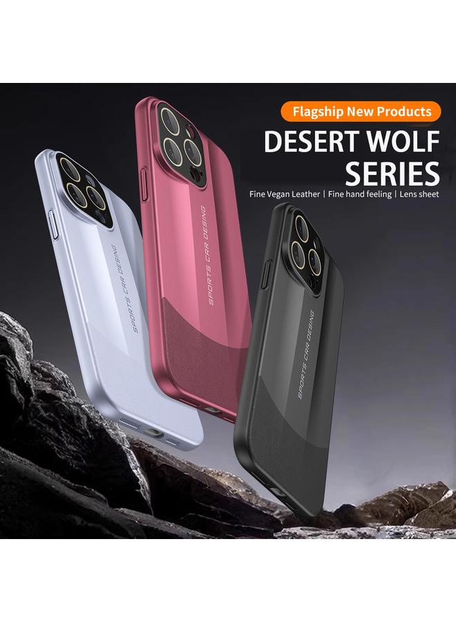 S-TOP Case For iPhone 16 Pro Max Vegetarian Leather Series Skin Feel Full Coverage Phone Case - Image 2