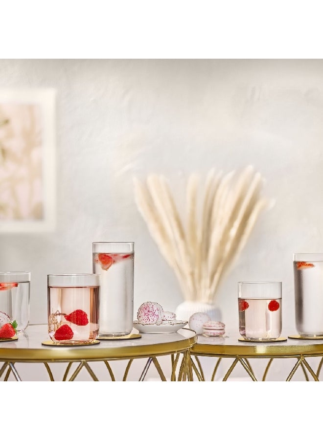 LIBBEY 12-Piece Elegant Design Adaline Sense and Style Juice Glass Set Clear 25.9 x 24.6 x 16.6 cm 831146 - Image 2