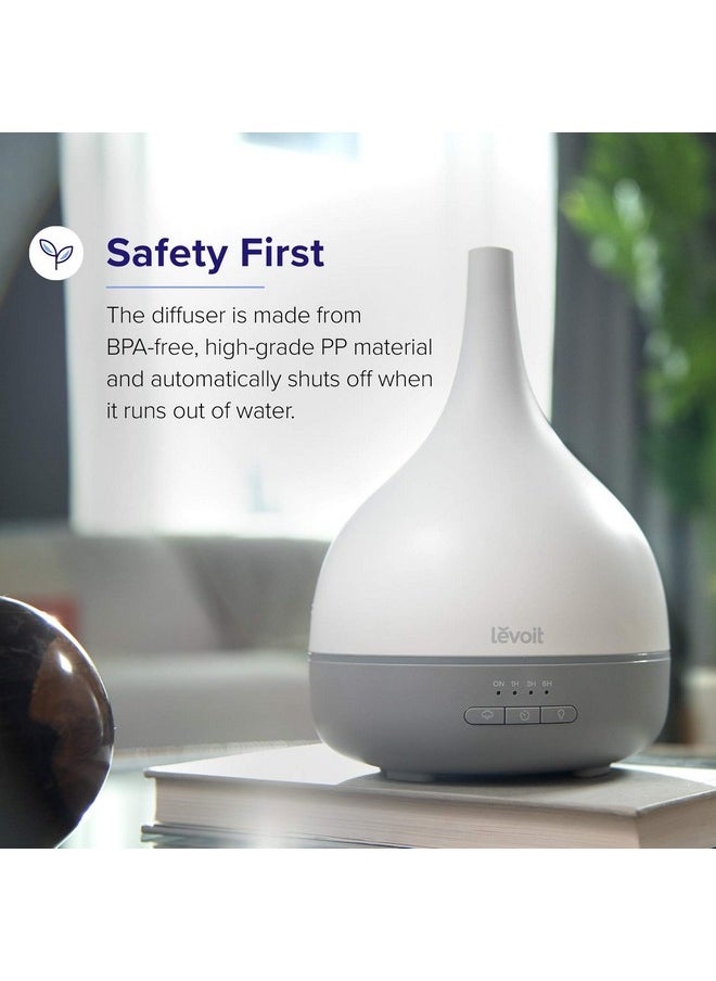 LEVOIT - Essential Oil Diffuser Aromatherapy Diffuser For Essential Oils Cool Mist Humidifier300Ml Aroma Diffuser With 7 Color Lights & Timer Auto Shutoff Bpa Free For Home Office Bedroom - Image 1