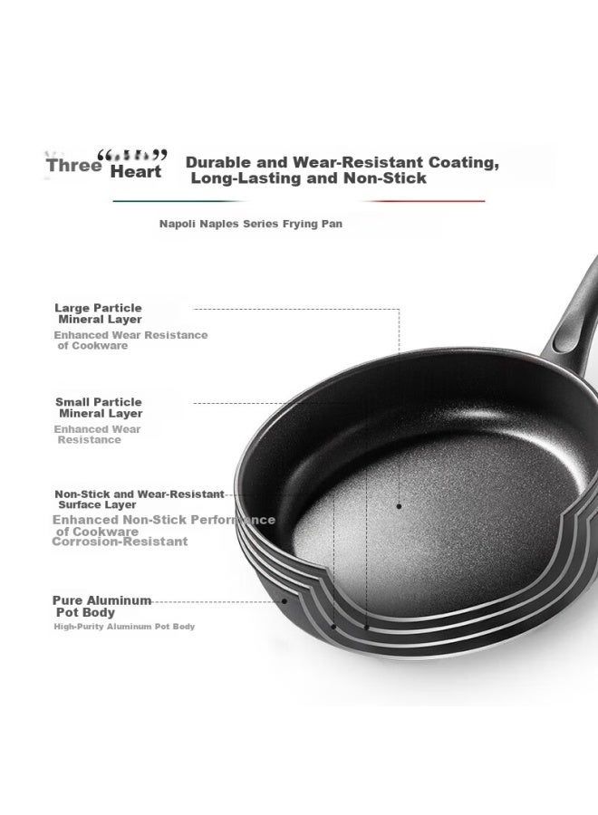 Ballarini Non-stick Frying Pan Multi-purpose Stir-fry Pan Flat Bottom Pan Household Wear-resistant 28cm Made In Italy Imported - Image 1