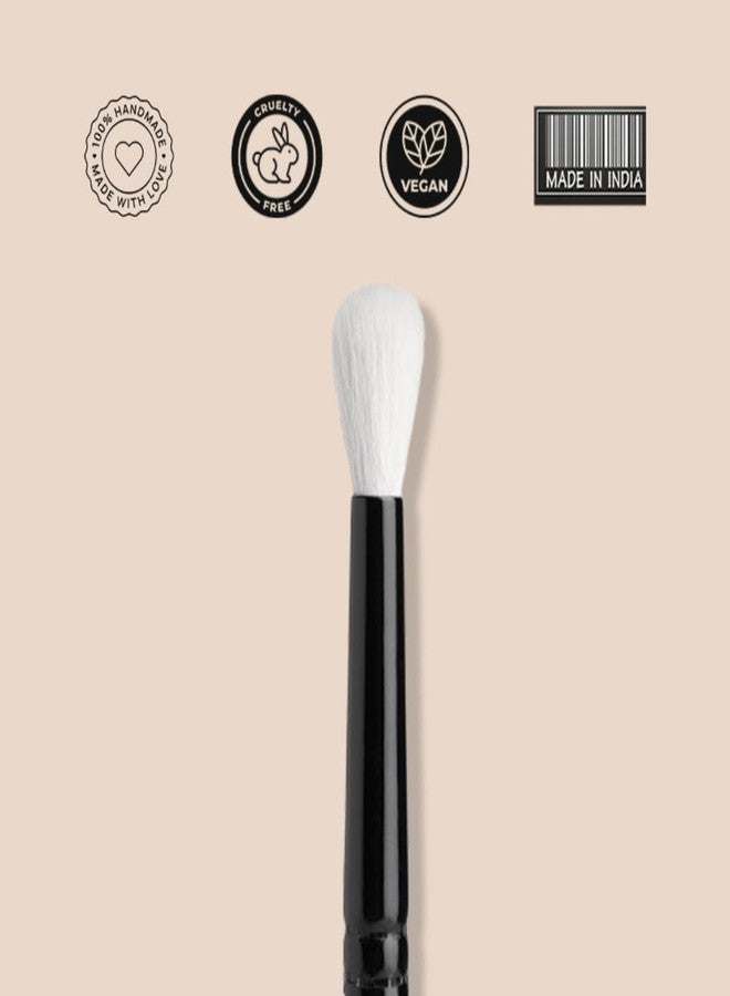Cuffs N Lashes E011 Small Eyeshadow Blending Brush | Precision Eye Makeup Brush for Seamless Blending | Soft Bristles | Cruelty-Free &Handmade in India | Professional Eye Brush - Image 4