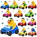 ANGGIKO 24 Pcs Summer Rubber Ducks for Jeeps Summer Beach Rubber Ducks 35 Inch Ducks for Jeeps 2 Inch Ducks for Ducking 12 Summer Ducks with 12 Cars Summer Party Favors Gifts Swimming Pool Water Toys - Image 2