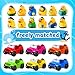 ANGGIKO 24 Pcs Summer Rubber Ducks for Jeeps Summer Beach Rubber Ducks 35 Inch Ducks for Jeeps 2 Inch Ducks for Ducking 12 Summer Ducks with 12 Cars Summer Party Favors Gifts Swimming Pool Water Toys - Image 4