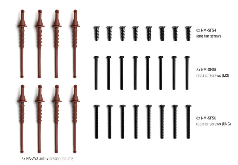Noctua NA-IS1-14 Sx2, Inlet Side Spacers for 140mm Fans - Image 3
