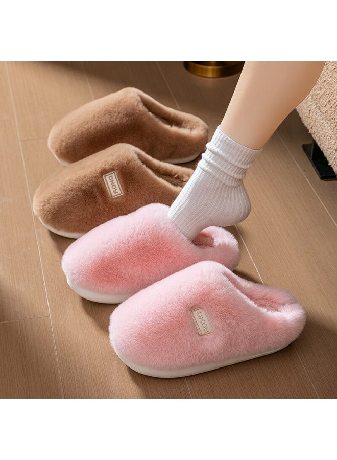Mr. Darcy Daxixiansen Ice Cream Cotton Slippers For Men, Autumn And Winter Indoor Home Use, Plush Couple's Slippers, Warm Soft-soled Non-slip Slippers - Image 3