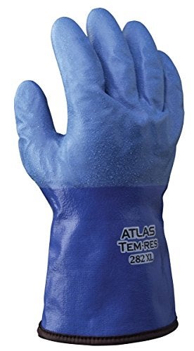 ATLAS SHOWA TEMRES 282 Polyurethane Coated Waterproof Insulated Winter Work Gloves with Nylon Blend Liner, X-Large (1 Pair) - Image 5