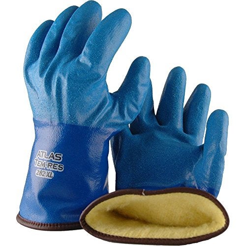 ATLAS SHOWA TEMRES 282 Polyurethane Coated Waterproof Insulated Winter Work Gloves with Nylon Blend Liner, X-Large (1 Pair) - Image 2