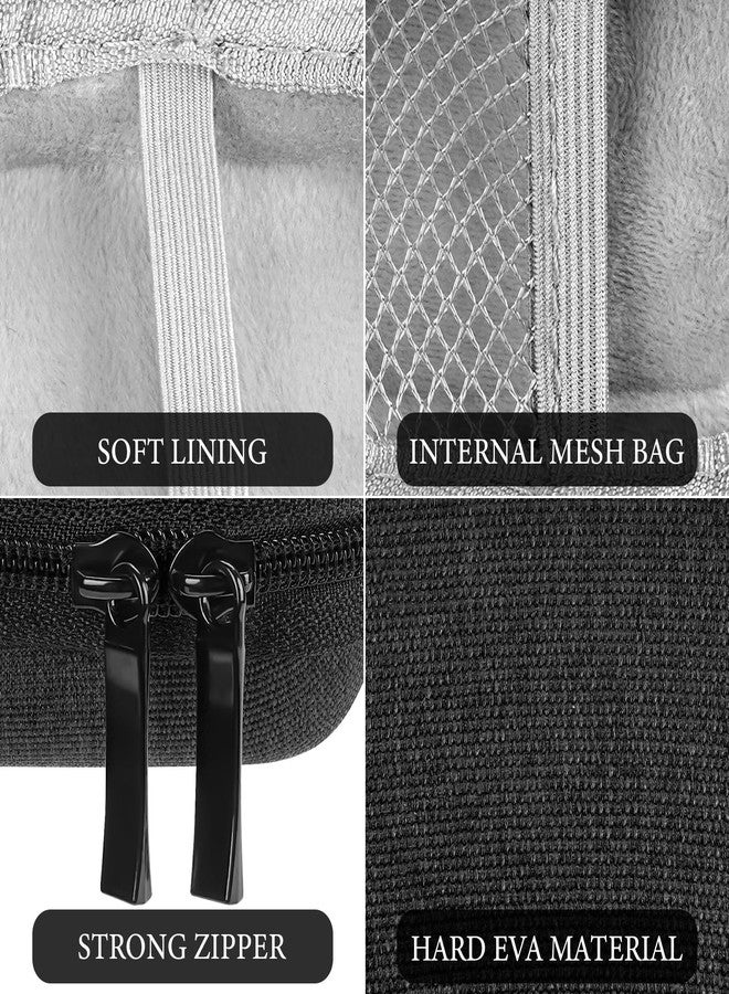 Geekria Shield Earbuds Case Compatible with Soundcore by Anker P41i, P40i, P30i, Liberty 5 True Wireless Earbuds, Replacement Hard Shell Travel Carrying Bag (Dark Grey) - Image 2