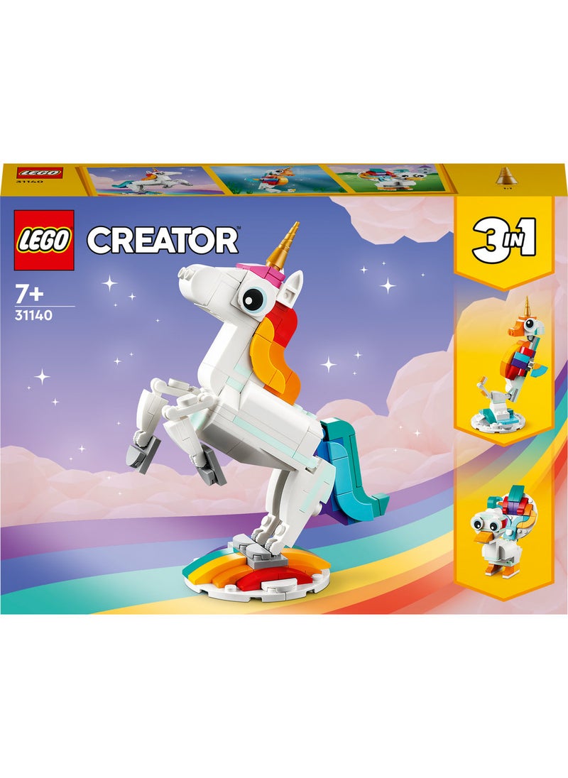Creator Magical Unicorn 31140 Building Toy Set (145) Pieces