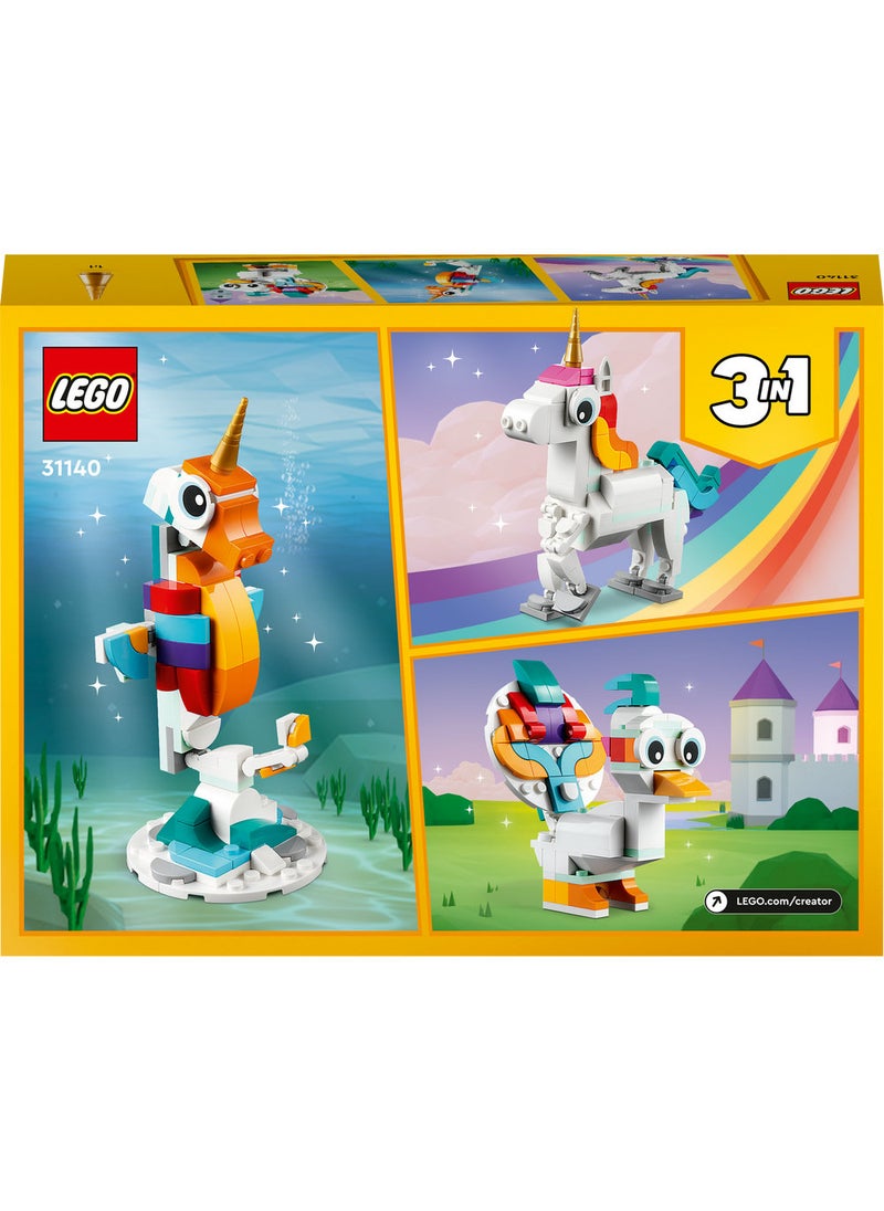 Creator Magical Unicorn 31140 Building Toy Set (145) Pieces