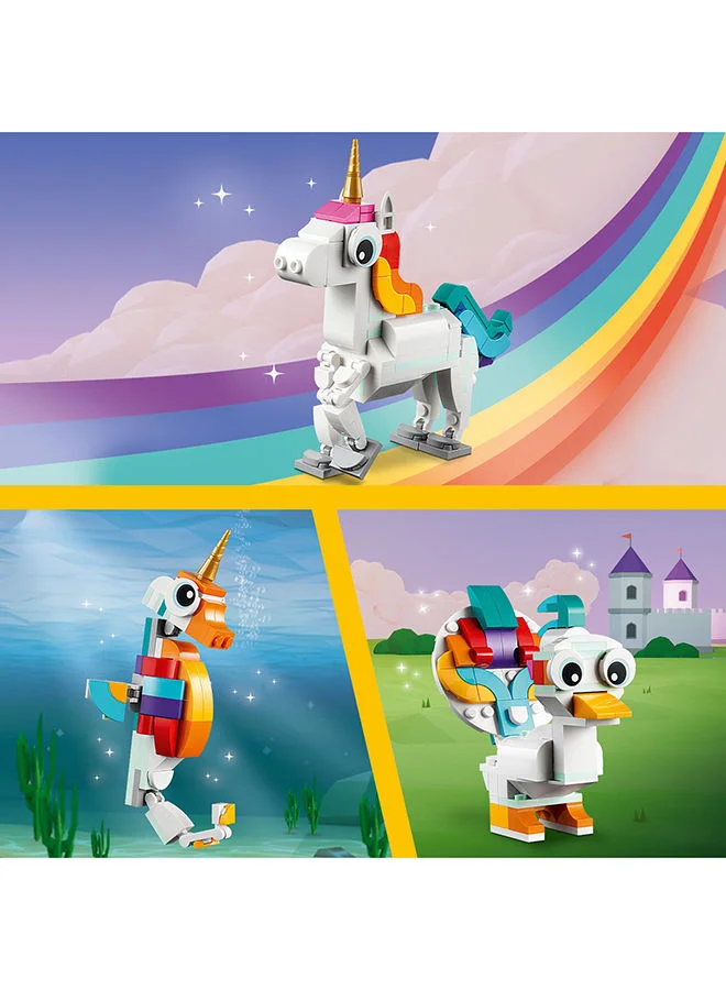 LEGO Creator Magical Unicorn 31140 Building Toy Set (145) Pieces