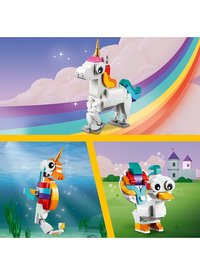 LEGO Creator Magical Unicorn 31140 Building Toy Set (145) Pieces  - Image 5