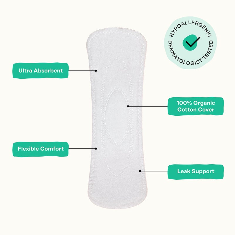 The Honey Pot Company - Herbal Long Panty Liners for Women - Infused w/Essential Oils for Cooling Effect & Organic Cotton Cover - Feminine Care - 30 ct - Image 5