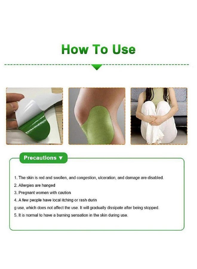 ديلشور لاصقات الركبة العشبية لتسكين الآلام والالتهابات، مجموعة لاصقات تخفيف آلام الركبة، مستخلص الشيح الطبيعي، لاصقات تخفيف آلام الركبة للرجال والنساء، عبوة من 12 قطعة - Image 5